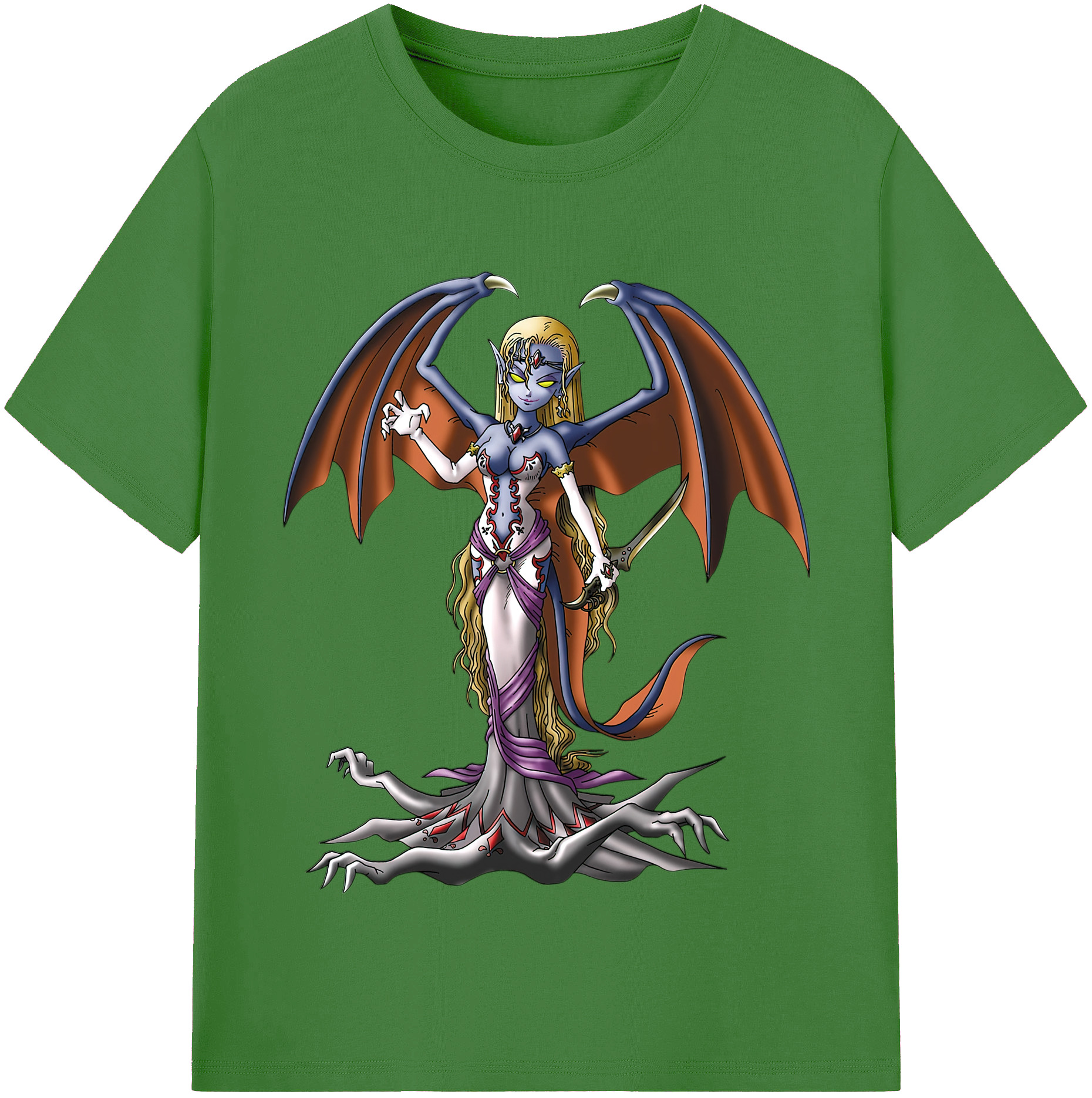 （画像用） ドラゴンクエスト Doragon Kuesuto Dragon Quest レディースカジュアルプリントTシャツ（綿100％）
